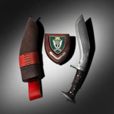 5 Inch KTM Leather Knife Sheath Hunting - Traditional Kukri Knife