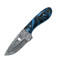4 Inch Damascus Fixed Blade Knife - Maelstrom Scout for Survival