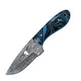 4 Inch Damascus Fixed Blade Knife - Maelstrom Scout for Survival