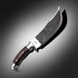 Hand Forged Cleaver Knife with Leather Knife Sheath - Premium Kitchen Tool - FWOSI