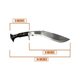 5-Inch KTM Leather Kukri - Handmade Decorative Collectible from Nepal - FWOSI