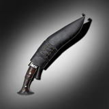 11-Inch Black Hand-Forged Khukuri | Collectible & Outdoor Display