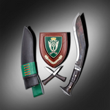 11-Inch Black Hand-Forged Gurkha Kukri | Collectible & Outdoor Display