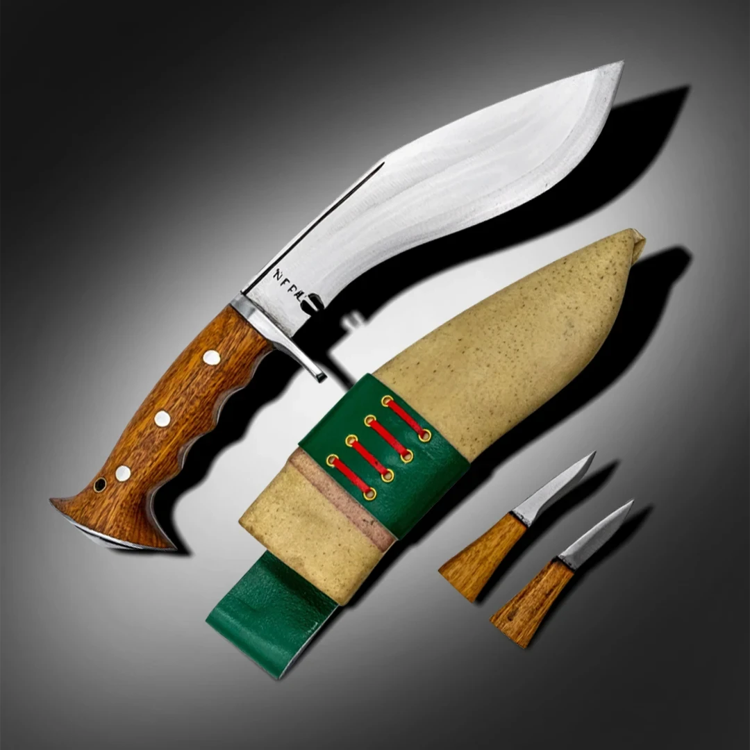8-Inch Hand-Forged Iraqi Kukri Collectible | Decorative Heritage Knife - FWOSI