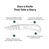 3 Inches Ocean Ridge Damascus Folding Knife with Clean Finish