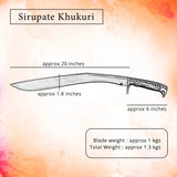 20 Inch Handmade Sirupate Gurkha Kukri Knife