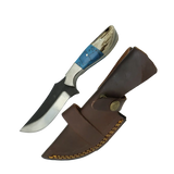 3 Inch Glacier Scythe Damascus Fixed Blade Knife with Power - FWOSI