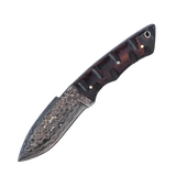 4 Inch Nomad Ridge Damascus Wide Drop Hunter Knife