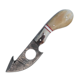 3.5 Inch Tuskline Damascus Steel Talon Ring with Bold Design