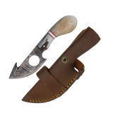 3.5 Inch Tuskline Damascus Steel Talon Ring with Bold Design