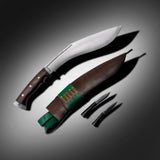 Custom Gurkha Khukuri Knife | 11 Inch Afghan Hand-forged Survival Blade - FWOSI