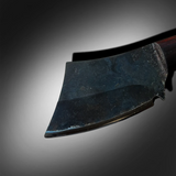 4" Hand Forged Custom Pocket Knife, Handmade Knife, Leather Knife Sheath - FWOSI