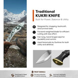 Handmade Kukri Knife | Collectible Nepalese Kukri Machete - FWOSI