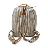 Handmade Unisex Leather Hemp Backpack For Men & Women - FWOSI