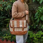 Handmade Unisex Leather Hemp Backpack For Men & Women - FWOSI