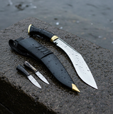 14 Inch Hand Forged MK1 Gurkha Kukri, Handmade Fixed Blade Khukuri