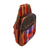 FWOSI Casual Cotton Crossbody Bag is a handmade bag crafted with pure organic