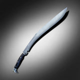 20 Inch Light Sirupate kukri Knife | Survival knife| Kukri, knife, knives, 5160 leaf spring , Balanced water Tempered