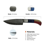 Shadow Forge Elite Damascus Chef Set - Liberty Edition - FWOSI
