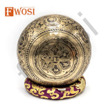 10 Inch Buddha Art Tibetan Singing Bowl Set - FWOSI