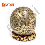 10 Inch Buddha Art Tibetan Singing Bowl Set - FWOSI