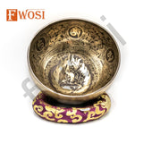 10 Inch Buddha Art Tibetan Singing Bowl Set - FWOSI