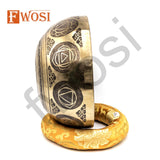 10 Inch Ganesh Carving Tibetan Singing Bowl Mallet - FWOSI