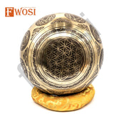 10 Inch Ganesh Carving Tibetan Singing Bowl Mallet - FWOSI
