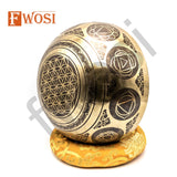 10 Inch Ganesh Carving Tibetan Singing Bowl Mallet - FWOSI