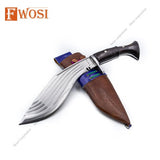 10 Inch Hand Forged Kukri - 5 Fuller Full Tang Custom Gurkha Kukri - FWOSI