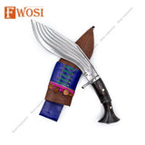 10 Inch Hand Forged Kukri - 5 Fuller Full Tang Custom Gurkha Kukri - FWOSI