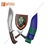 10 Inch Hand Forged Kukri Knife - Authentic Dragon Design - FWOSI