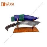 10 Inch Hand Forged Kukri Knife - Authentic Dragon Design - FWOSI