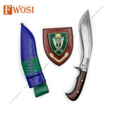 10 Inch Hand Forged Kukri Knife - Authentic Dragon Design - FWOSI