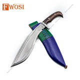 10 Inch Hand Forged Kukri Knife - Authentic Dragon Design - FWOSI