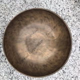 11 Inch Full Moon Tibetan Singing Bowl Mallet & Cushion - FWOSI
