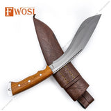 11 Inches Traditional Gurkha Hand Forged Kukri | Kukri Knife | Butcher Knife - FWOSI