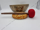 13 Inch Antique Tibetan Singing Bowl with Mallet for Meditation and Relaxation - FWOSI