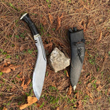 13 Inch Hand Forge Havildar Kukri Knife | Survival Knife | Hunting Kukri | Handmade Carbon Steel Blade | Christmas Gift | gift for dad - FWOSI