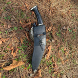 13 Inch Hand Forge Havildar Kukri Knife | Survival Knife | Hunting Kukri | Handmade Carbon Steel Blade | Christmas Gift | gift for dad - FWOSI