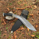 13 Inch Hand Forge Havildar Kukri Knife | Survival Knife | Hunting Kukri | Handmade Carbon Steel Blade | Christmas Gift | gift for dad - FWOSI