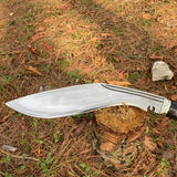 13 Inch Hand Forge Havildar Kukri Knife | Survival Knife | Hunting Kukri | Handmade Carbon Steel Blade | Christmas Gift | gift for dad - FWOSI