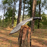 13 Inch Hand Forge Havildar Kukri Knife | Survival Knife | Hunting Kukri | Handmade Carbon Steel Blade | Christmas Gift | gift for dad - FWOSI