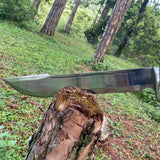 14.5 Inch Hand-Forged Kukri | Decorative Collectible with Bone & Leather Handle - FWOSI