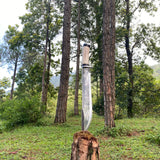 14.5 Inch Hand-Forged Kukri | Decorative Collectible with Bone & Leather Handle - FWOSI