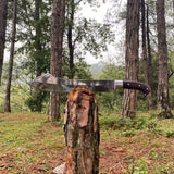 15 Inch Hand-Forged Machete - Decorative Collectible Display Piece