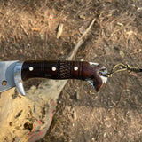 18.5 Inch Hand Forged Survival Machete Knife - Carbon Steel Outdoor Machete - FWOSI