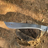 18.5 Inch Hand Forged Survival Machete Knife - Carbon Steel Outdoor Machete - FWOSI