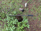 18 Inch Hand-Forged Jungle Machete | Decorative Collectible with Leather Sheath - FWOSI