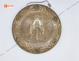 18 Inch Seven Chakra Gong | Exquisite Yogi Carving for Spiritual Harmony - FWOSI